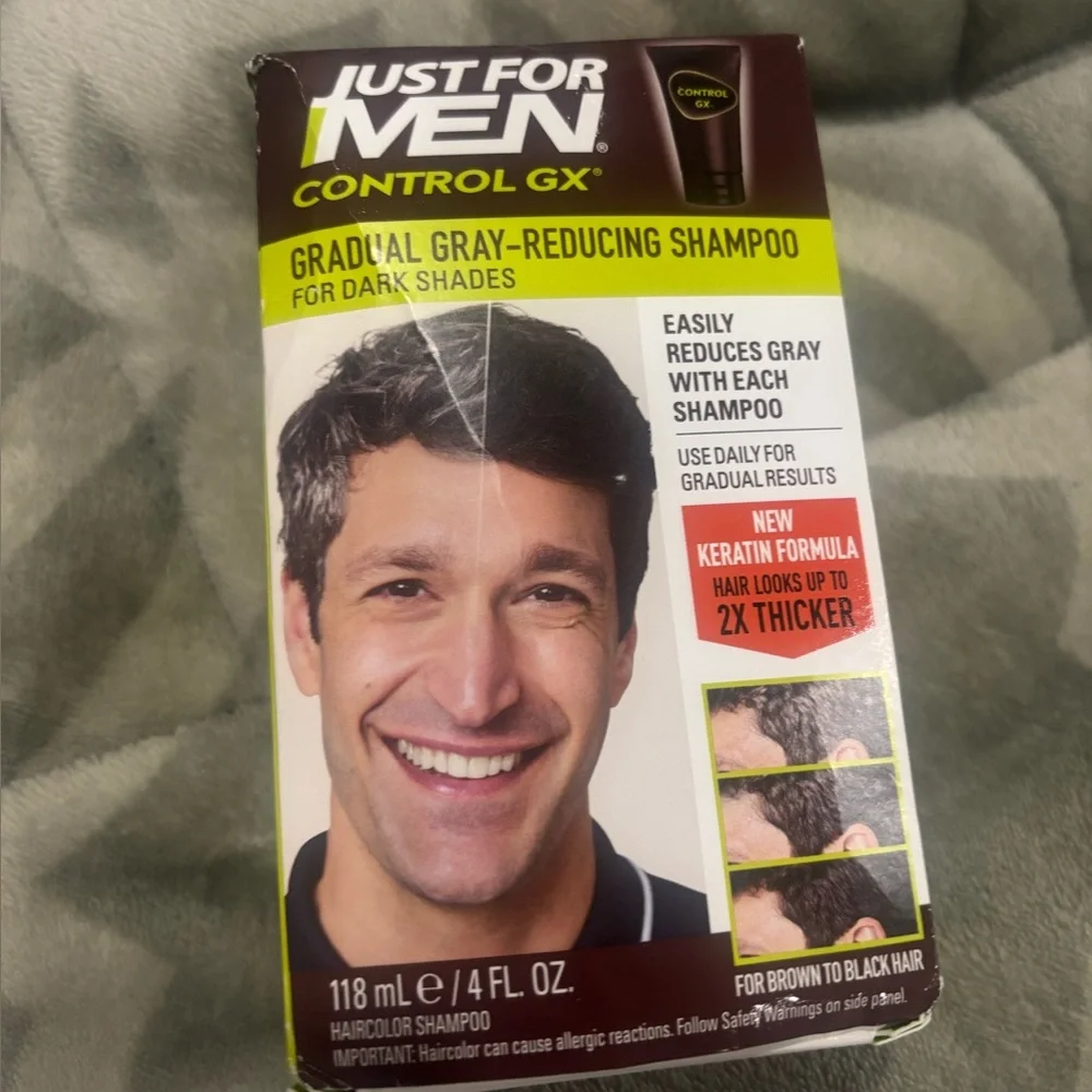 New Control GX Gray-Reducing Shampoo - Black - Picture 1 of 5